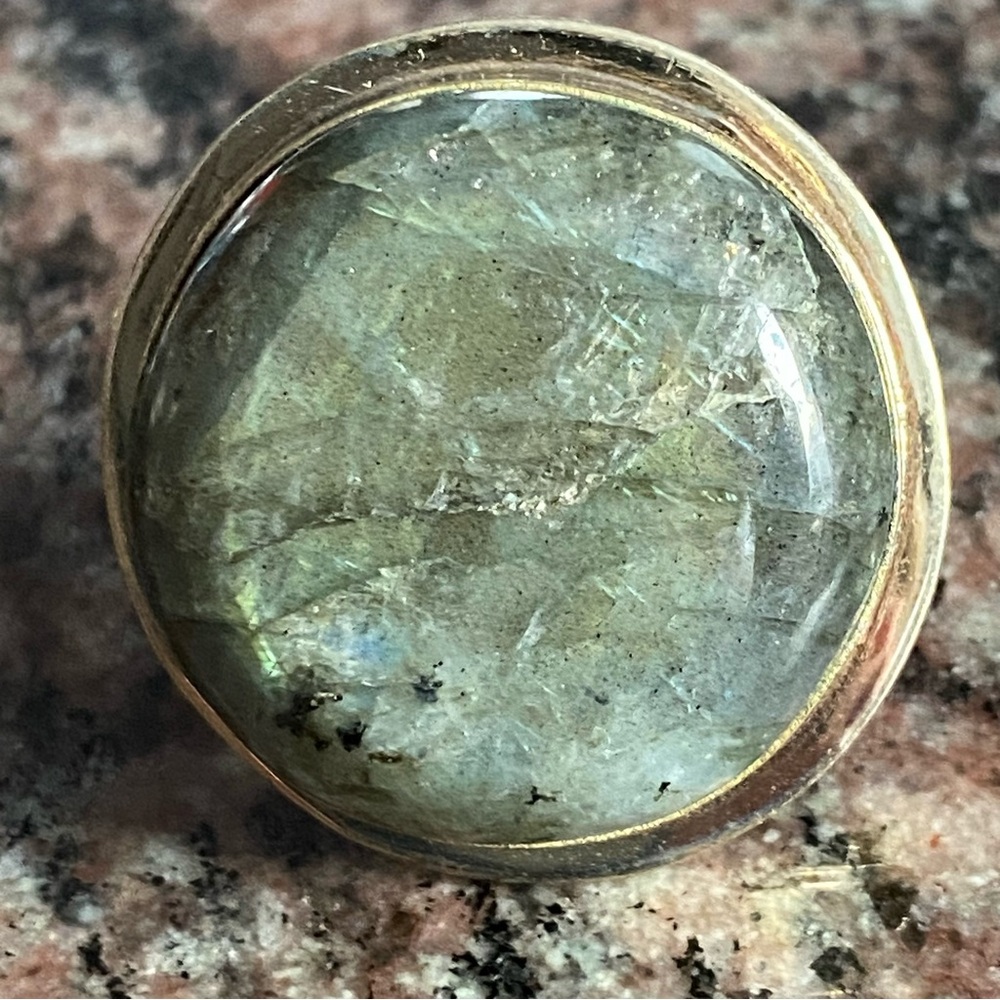 Statement Labradorite Cocktail Ring - image 6